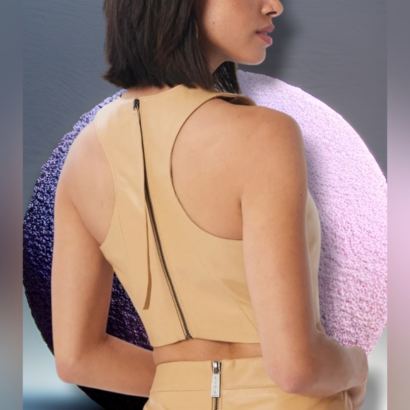 MSRP $198 Lita by by Ciara Leather Front Tank. Size XL. NWT - Picture 5 of 10